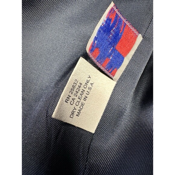 VTG Circle S Mens Blazer Jacket Black Gray 50L Western Ranch Sport Coat Made USA - Picture 9 of 9